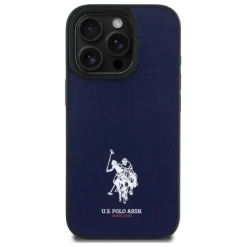 Etui do iPhone 15 Pro Max US Polo Leather DH Color Granatowe