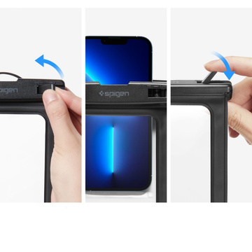 Universelle wasserdichte Hülle für 6.9 Spigen A601 IPX8 Schwarz