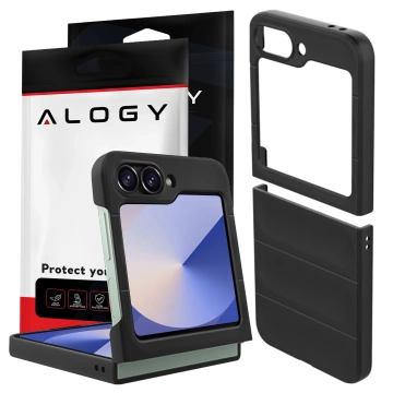 Etui ochronne na telefon MagicShield obudowa plecki case do Samsung Galaxy Z Flip 6 Czarne
