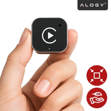 Adapter Bezprzewodowy Apple CarPlay i Android Auto do Auta, Plug & Play z Portem USB-A + Przejściówka USB-C, Szybkie Połączenie i Stabilna Transmisja, Alogy AutoConnect™