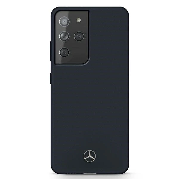 Etui Mercedes MEHCS21LSILNA für Samsung Galaxy S21 Ultra G998 Hardcase Silicone Line