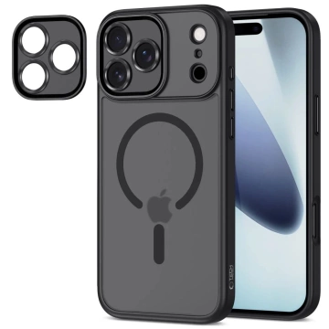 Etui Tech-Protect MagCam MagSafe do iPhone 17 Pro, czarny mat