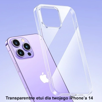 Etui na telefon USMAS Primary tun iPhone 14 Pro transparent