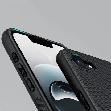 iPhone 16e Hülle Nillkin Frosted Shield Pro MagSafe Schwarz