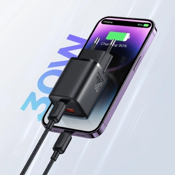 Joyroom JR-TCF08EU Speed Series 30W USB-C PD/QC/AFC/FCP – czarna