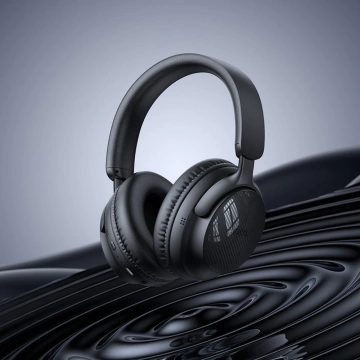 Hoco W53 Bluetooth 5.0 – schwarzer On-Ear-Kopfhörer, 30h Wiedergabe, AUX/USB-C