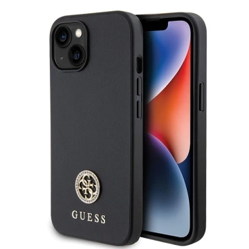 Etui Guess GUHCP15MPS4DGPK do iPhone 15 Plus 6.7" hardcase Strass Metal Logo czarny/black 