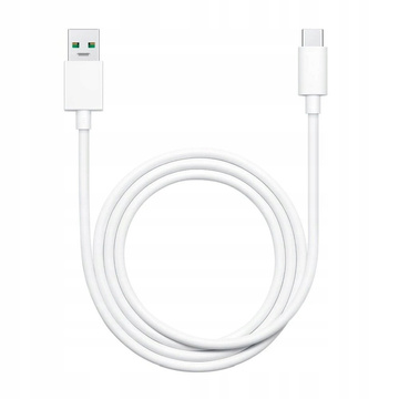 Kabel przewód Oppo DL129 USB do USB-C Type C 1m Biały