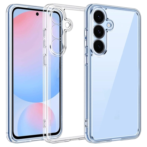 Hülle für Apple iPhone 16 Pro Max Alogy Anti-Shock Hybrid Case für MagSafe Transparent