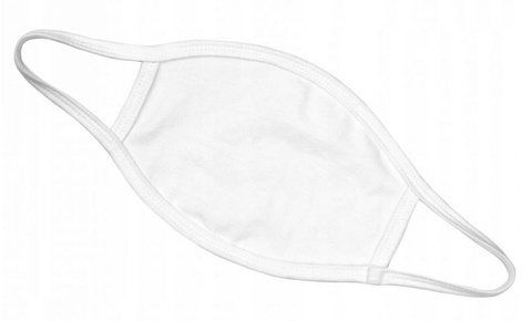 Schutzmaske x2 Gesichtsmaske Schutzmaske Weiß