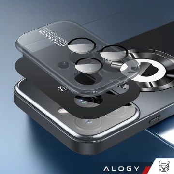 Etui do Apple iPhone 16 Pro obudowa Alogy MagSafe LuxeShield™ Case z ochroną obiektywów do MagSafe Graphite Black