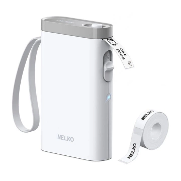 Nelko P21 Bluetooth USB-C Thermo-Etikettendrucker Weiß