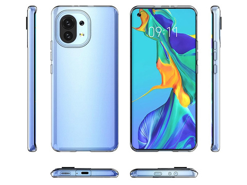 Etui silikonowe Alogy obudowa case do Xiaomi Mi 11 przezroczyste