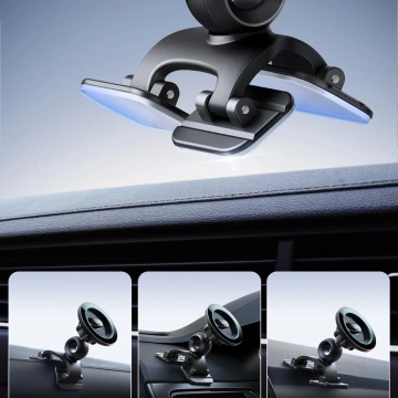 Joyroom JR-ZS366 magnetyczny uchwyt na deskę rozdzielczą z 360° obrotem – czarny