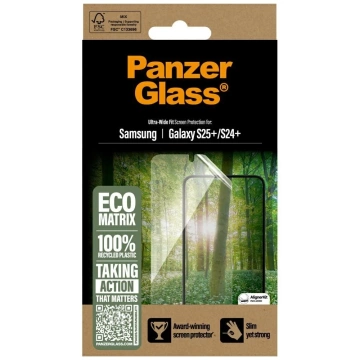 Szkło hartowane do Samsung Galaxy S25+ Plus PanzerGlass Ultra-Wide Fit Eco Matrix