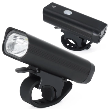 LED-Fahrradfrontlicht, superhell, 8 Stunden Leuchtdauer, 800 Lumen, 1800 mAh, wasserdicht, schwarz