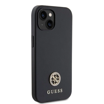 Etui Guess GUHCP15MPS4DGPK für iPhone 15 Plus 6,7" Hardcase Strass Metal Logo czarny/schwarz