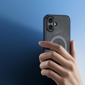 Etui do iPhone 16 Plus Dux Ducis Aimo Mag z MagSafe - Czarny