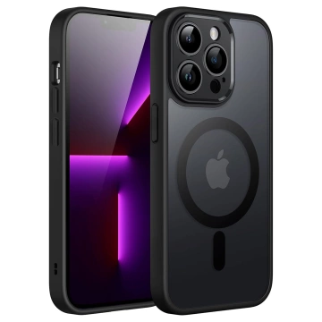 Hülle für Apple iPhone 13 Pro Alogy MagSafe Hybrid Matte Case Matte Abdeckung mit Linsenschutzglas