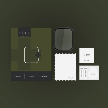 Hofi Hybrid Pro Hybridglas für Xiaomi Redmi Watch 3 Active Schwarz