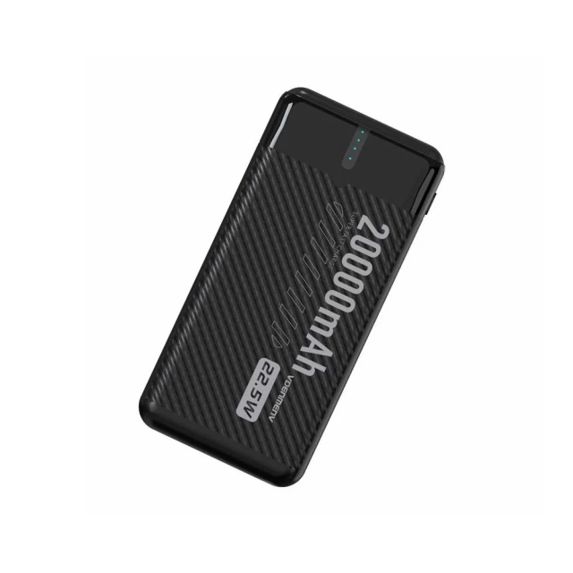 POWERBANK DENMEN BATERIA AWARYJNA CZARNA 20000mAh DP41 USC + TYP-C