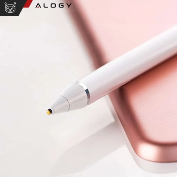 Rysik pojemnościowy aktywny Alogy do ekranu telefonu tabletu Biały