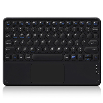 Alogy Hülle Bluetooth Tastatur Touchpad 4in1 Magnetstift für Apple iPad Air 4 2020/5 2022 Schwarz