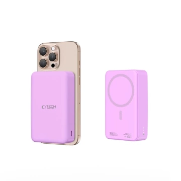 Powerbank Tech-Protect PB12 LifeMag 20000mAh MagSafe Lilac 15W