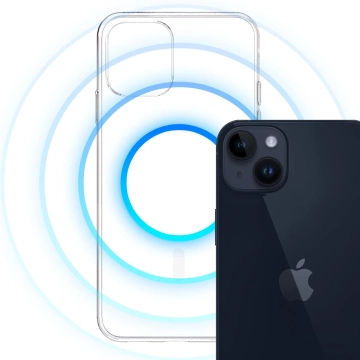 Schutzhülle für Apple iPhone 14 3mk Clear MagCase