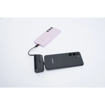 FORCELL F-ENERGY Power Plug F5K3 Powerbank mit integriertem Typ-C PD-Anschluss 20W 5000mAh Schwarz