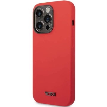 Tumi Liquid Silicone Hardcase für iPhone 14 Pro rot/rot