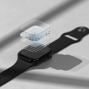 2x Folia ochronna na Apple Watch 10 46mm Ringke Dual Easy Pro 2-pack