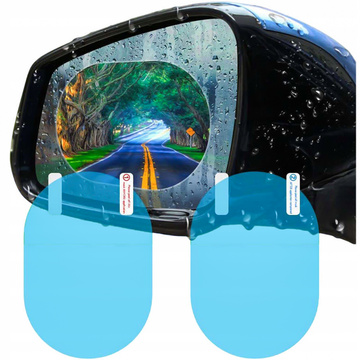 2x Nano Raincover Anti-Fog für Auto-Außenspiegel 135x95mm