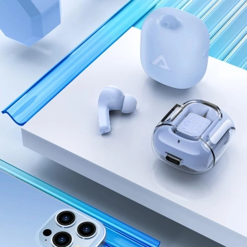 Słuchawki bezprzewodowe Acefast dokanałowe TWS Bluetooth jasnoniebieski (T6 ice blue)