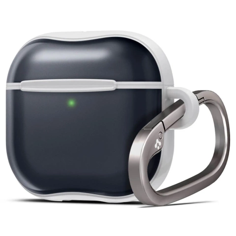 Apple AirPods 4 Hülle Spigen Classic C1 Graphit Karabiner
