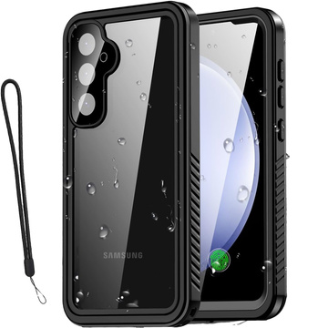 Hülle für Samsung Galaxy S23 FE Armored 360 Case wasserdicht Armor IP68 Alogy schwarz
