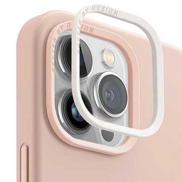 UNIQ Lino Hue Hülle für iPhone 14 Pro Max 6.7" Magclick Charging pink/blush pink