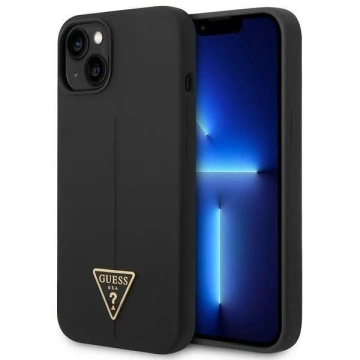 "Etui Guess GUHCP14MSLTGK für Apple iPhone 14 Plus 6,7\" Czarny/Black Hardcase Silicone Triangle"