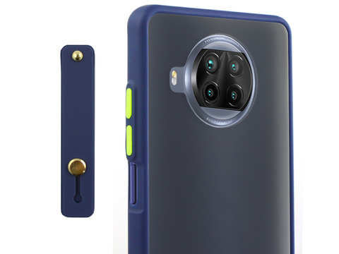 Etui Alogy Bumper case z paskiem do Xiaomi Mi 10T Lite Granatowe