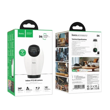 Kamera wewnętrzna Wi-Fi HOCO D6 Full HD, IR, detekcja ruchu