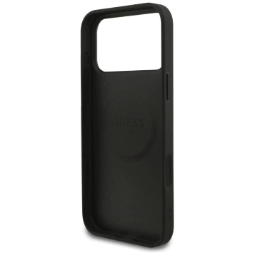 Etui do iPhone 17 Pro Max Guess 4G Ring Classic Logo MagSafe Black