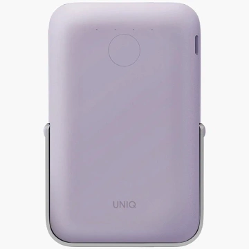 Powerbank UNIQ Hoveo Magnetyczny 5000mAh 20W PD USB-C Fioletowy