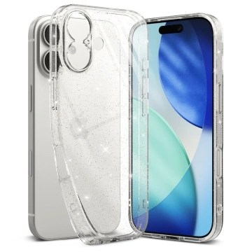 Etui do iPhone 17 Ringke Air Glitter Clear Przezroczyste
