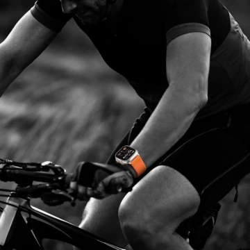 Pasek Tech-Protect Nylon Clasp Apple Watch 44–49 mm Pomarańczowy