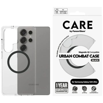 Etui do Samsung Galaxy S25 Ultra CARE by PanzerGlass Flagship MagSafe Clear
