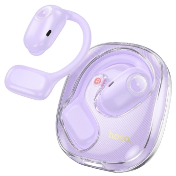 HOCO EA3 TWS Kabellose Bluetooth-Kopfhörer – Lila mit Ladeetui