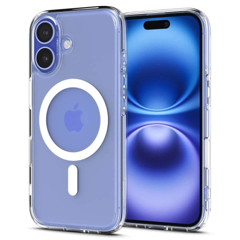 Etui Spigen Ultra Hybrid „T“ Mag MagSafe für iPhone 16 Weiß