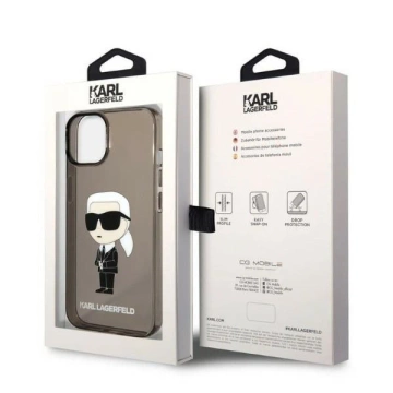 Etui Karl Lagerfeld KLHCP14MHNIKTCK do iPhone 14 Plus 6,7" hardcase Ikonik Karl Lagerfeld