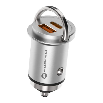Forcell F-Energy Mini 45W PD QC Autoladegerät USB-C USB-A