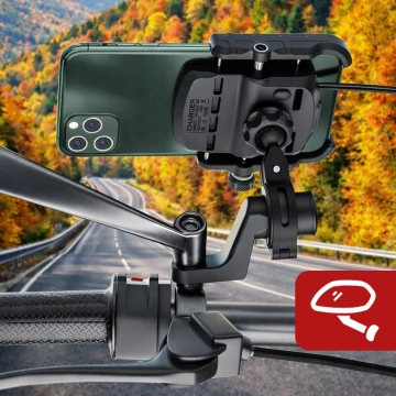 Motorrad Handyhalter Kewig KWG-M8 mit QC 3.0 Ladegerät